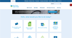 Desktop Screenshot of dwrcymru.com